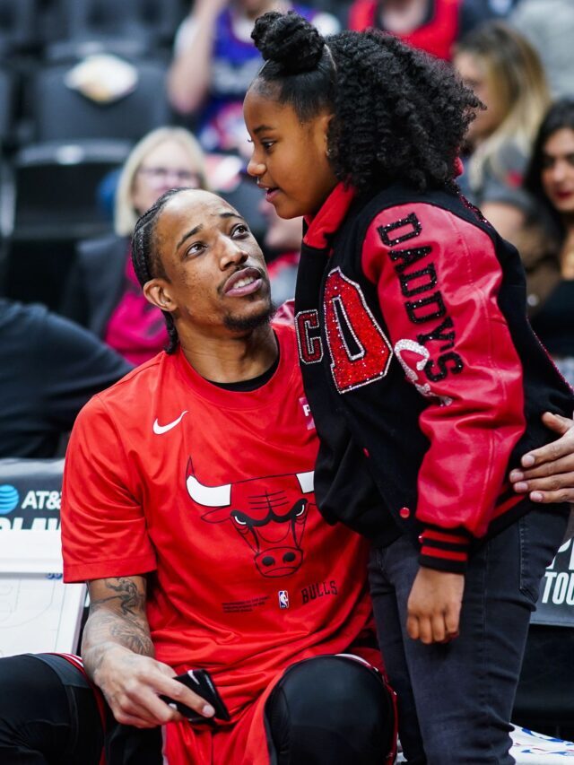 DeMar DeRozan’s daughter becomes the star of the Chicago Bulls