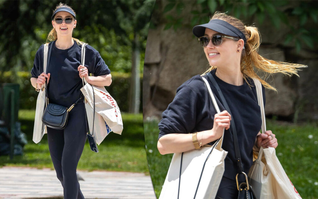 Amber Heard Is All Smiles at a Book Fair in Madrid 1