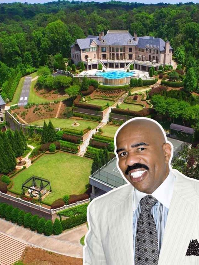 The Steve Harvey’s amazing mansion.