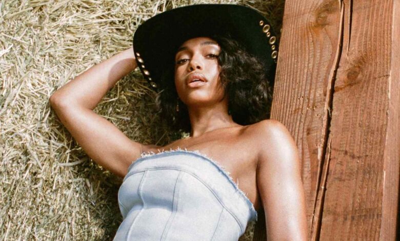 Lori Harvey Channels Her Inner Cowgirl in New Summer Denim Campaign