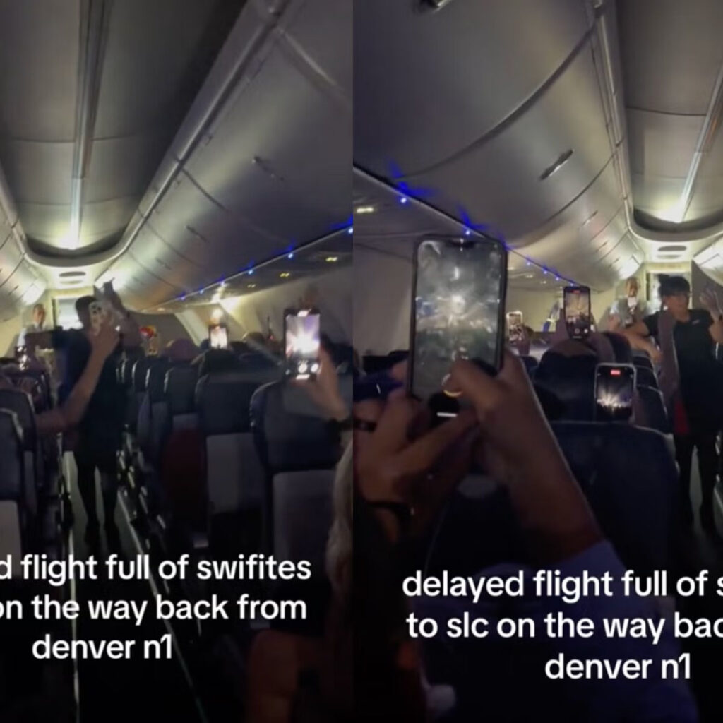 Taylor Swift fans arrange their own concert on the Plane